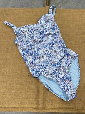 NipTuck Swim Floral One-Piece Swimsuit US 10 Multi Fit Cup